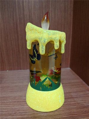 Christmas candle light spring sunflower flower bird LED luminescent decorations us hot style 515 full figure