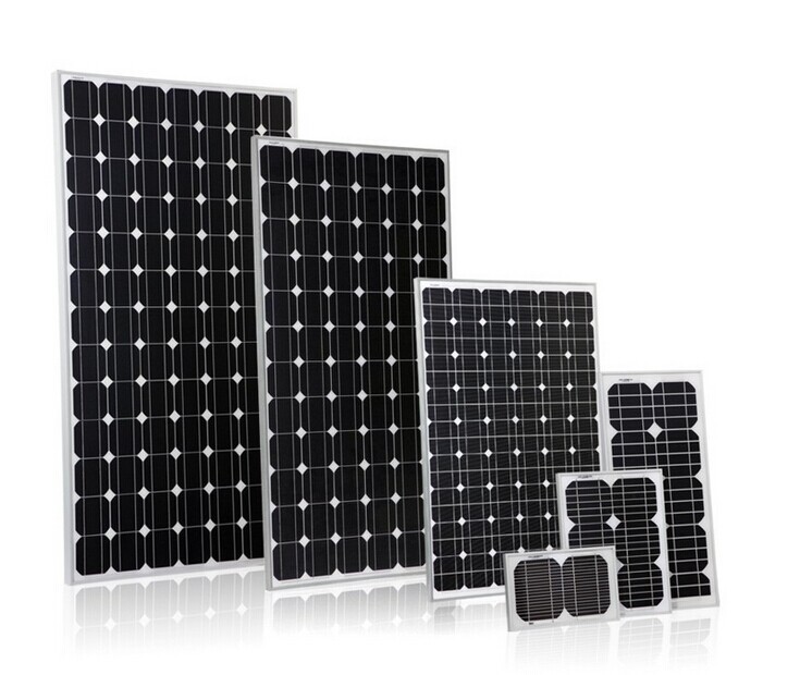 工厂直销120W单晶太阳能电池板 组件 发电板 太阳能板图