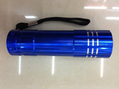 LED aluminum alloy portable Mini nine-light Torch promotional torch 9LED Flashlight multi-light Torch