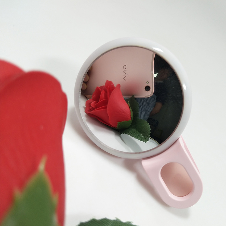 SF03 led Makeup Mirror Mini Beauty Selfie Fill Light Live Streaming Clip Portable multi-functional Charging model full figure
