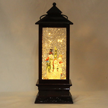 风灯圣诞发光雪花人雪人摆件 厂家出口欧美爆款 亚马逊46