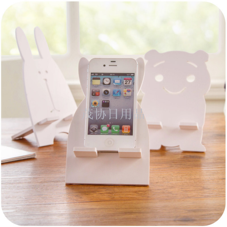Cute cartoon mobile phone seat lazy mobile phone stand live watch TV artifact desktop mobile phone stand