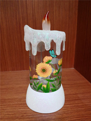 Christmas candle light spring sunflower flower bird LED luminescent decorations us hot style 515 Application Scenario