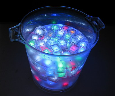 LED button light-up ice cube