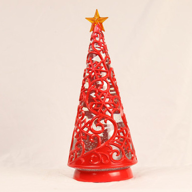 圣诞圣诞树星星款发光红色LED发光摆件雪花厂家出口欧美279产品图