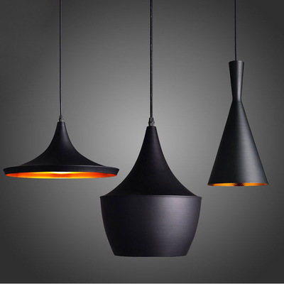 Tom Dixon Beat Musical chandelier Bar Cafe Restaurant Modern simple three-headed chandelier
