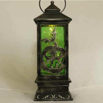 Retro windlantern Bat pumpkin face Christmas Halloween Halloween LED lighting decorations candlestick 139
