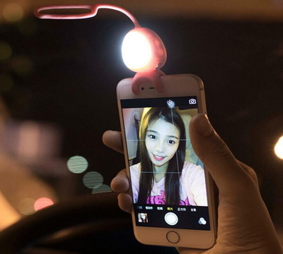 Alien Bluetooth supplementary light selfie Bluetooth mobile LED flash mobile phone accessories details Picture
