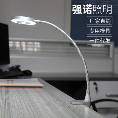 LED desk lamp Eye-care learning Dimmer folding metal clip desk lamp bedside desk nail tattoo desk lamp