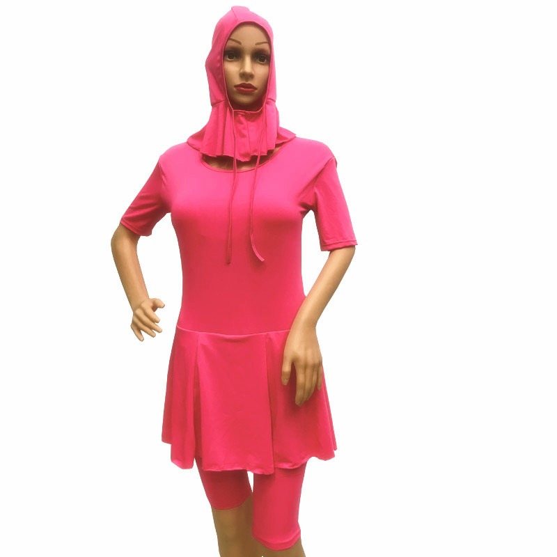 穆斯林泳衣保守妇女游泳衣阿拉伯泳装产品图