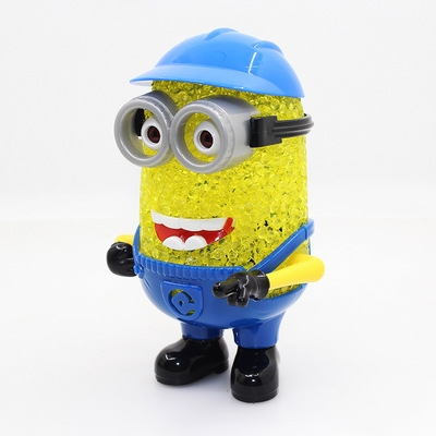 Crystal dad minions colorful night light