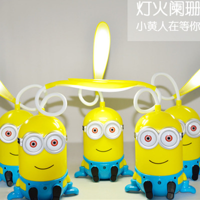 USB charging cartoon Minions LED desk lamp Specification drawing