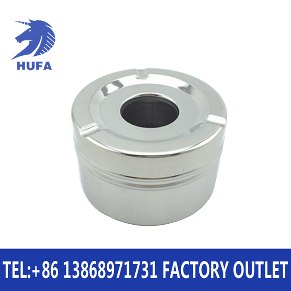 不锈钢B型烟灰缸 不锈钢烟灰缸 烟灰缸 不锈钢圆形烟灰缸创意时尚欧式鼓型防风烟缸 车载车用烟灰缸  客厅厨卫烟灰缸   