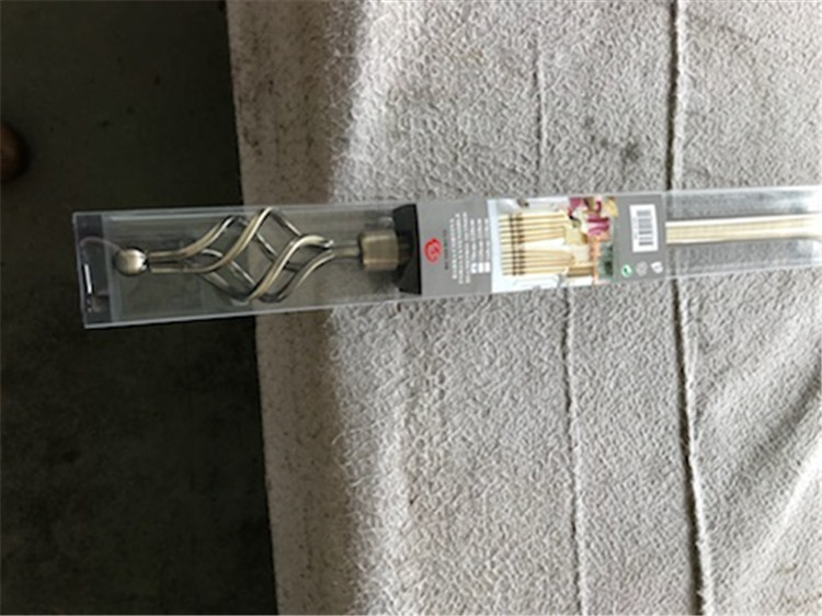 厂家直销非洲25/28mm伸缩铁艺窗帘杆罗马杆窗帘配件轨道详情图4