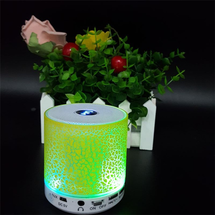 A8 wireless Mini Bluetooth speaker wireless portable colorful light card subwoofer