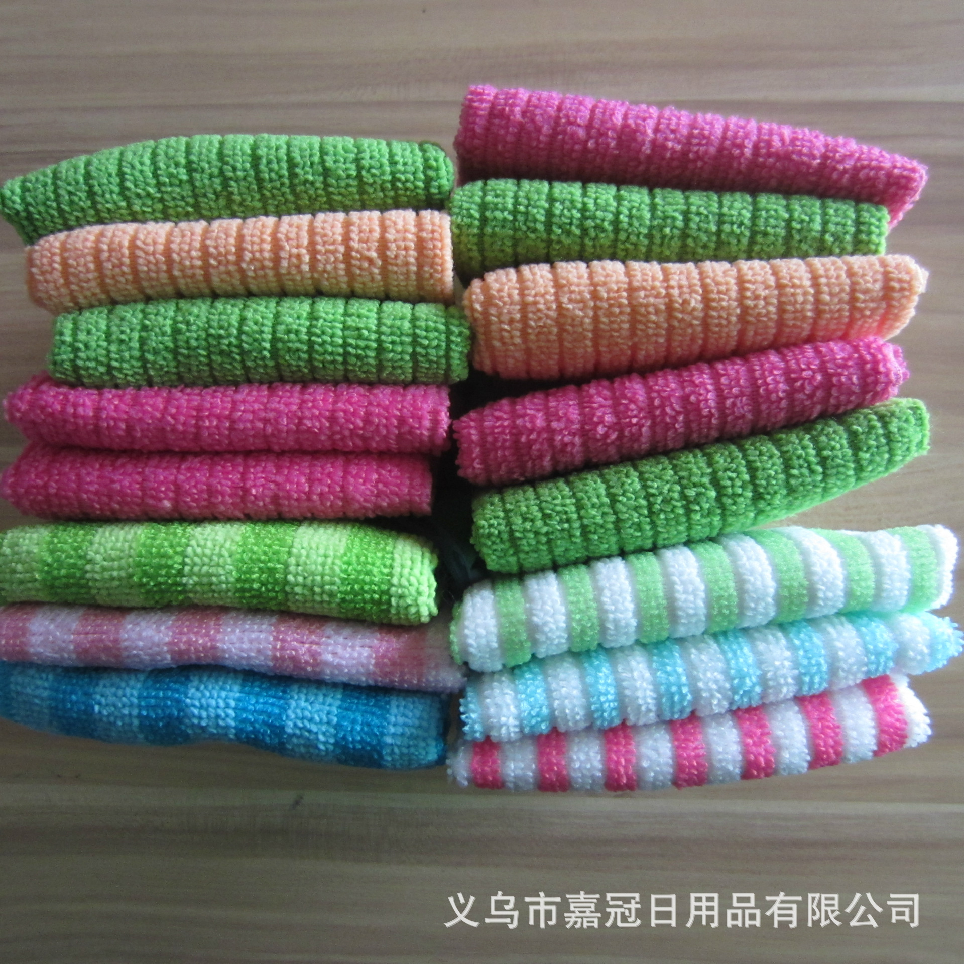 抹布、百洁布、洗碗巾实物图