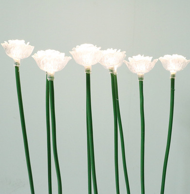 Acrylic rose insert ground lamp garden garden led rose lamp can be customized