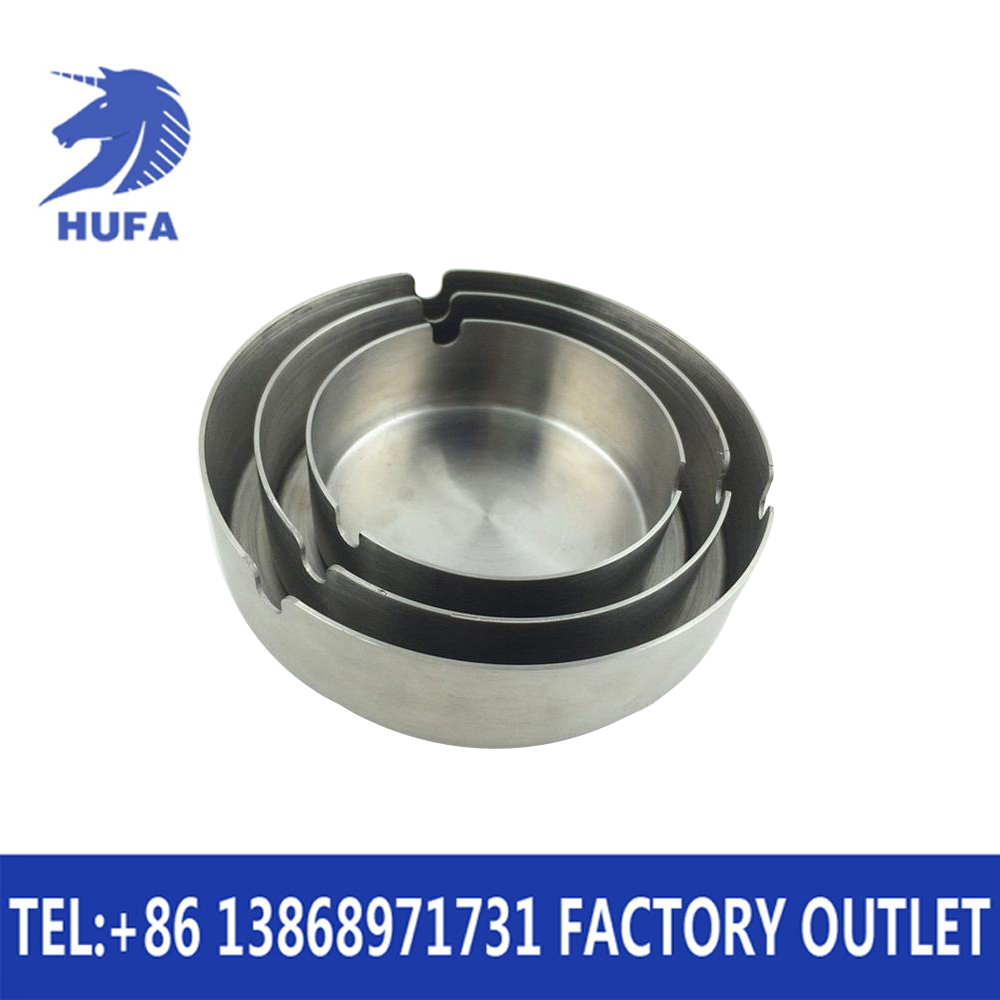 不锈钢欧式烟灰缸 大/中/小防摔烟缸新创意送礼烟灰产品图