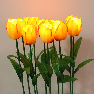 Factory direct tulip lantern landscape lighting can be customized tulip lawn lamp 10 a group