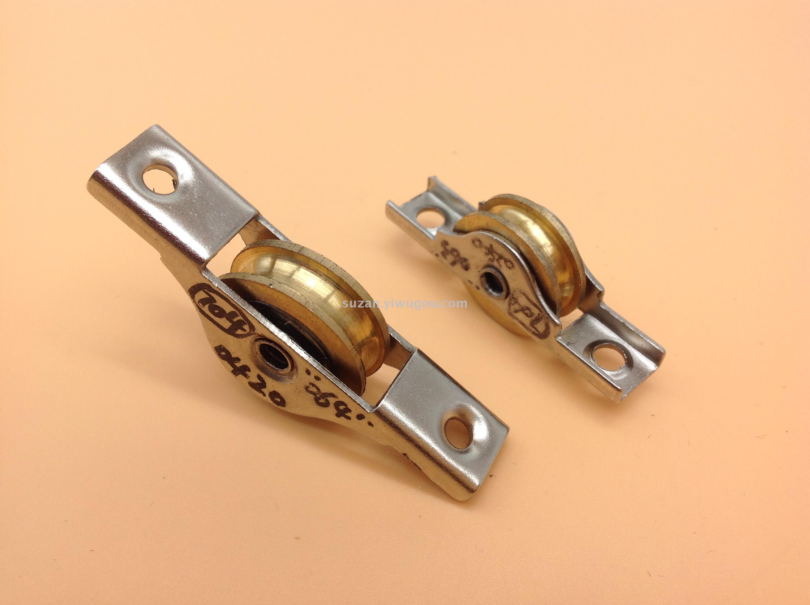 Glass bracket furniture hardware fittings moving glass wheel glass fittings full figure