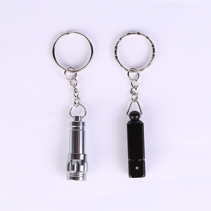 LED铝合金迷你手电家用 电子灯礼品促销照明灯 logo定制钥匙扣图