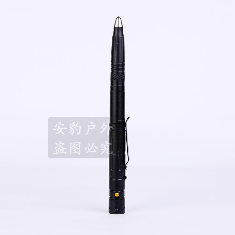 多功能LED灯笔灯 汽车逃生工具带灯车载破窗 战术笔防身防卫笔灯产品图