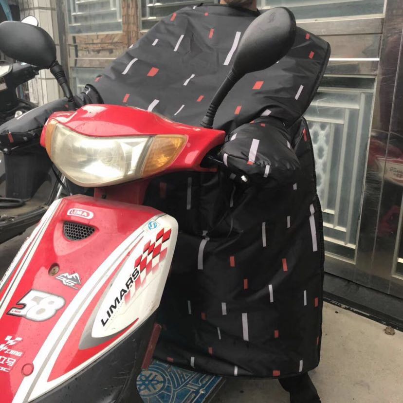 Electric bike windbreak blanket, winter leg and knee protection, warm thickened, cold-proof and waterproof, electric bike knee and windbreak blanket Specification image