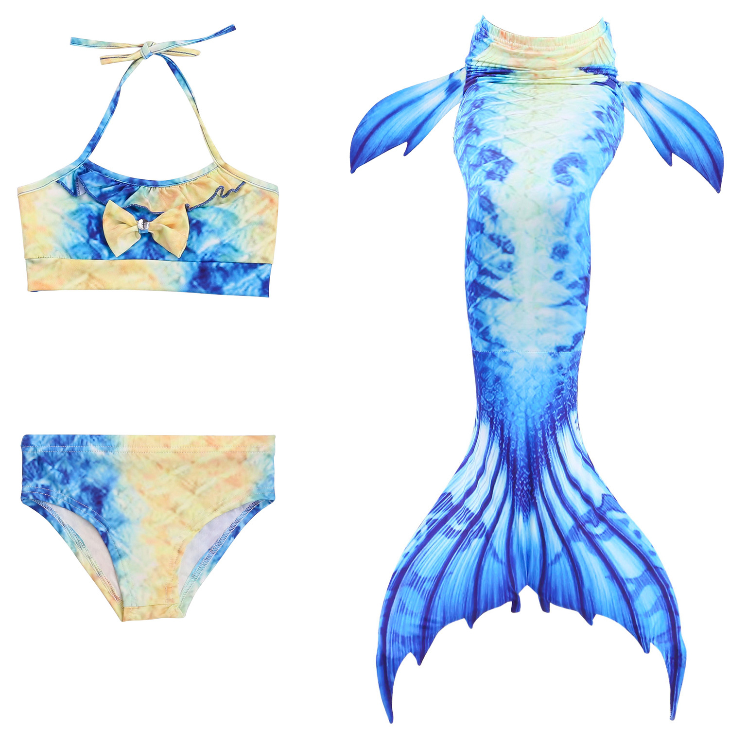 2018 New Children's Mermaid Swimsuit Mermaid Tail Swimsuit Mermaid Costume Swimsuit Bikini Application Scenario