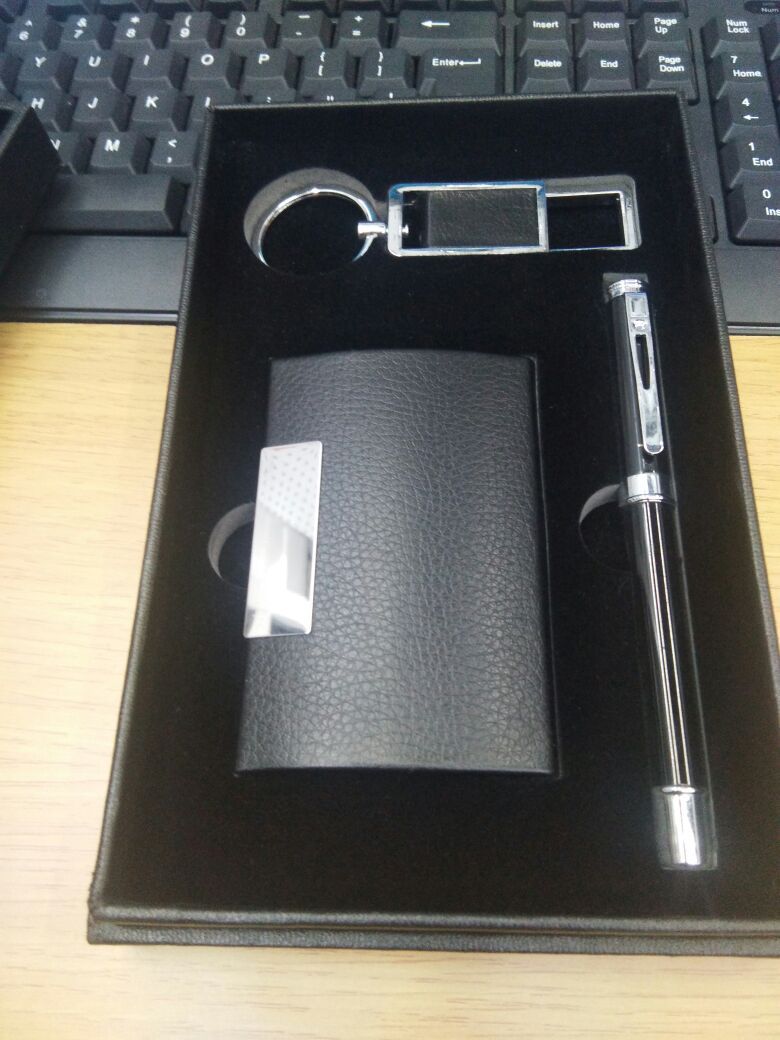 金属笔名片夹钥匙扣套装