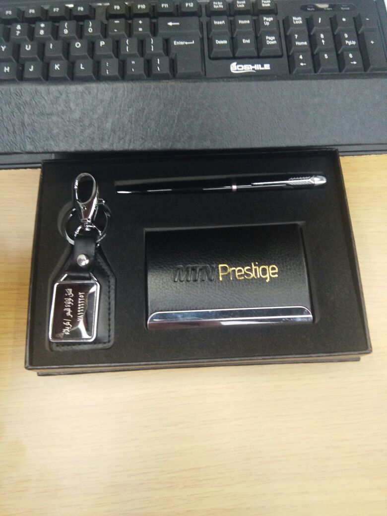 金属笔名片夹钥匙扣套装