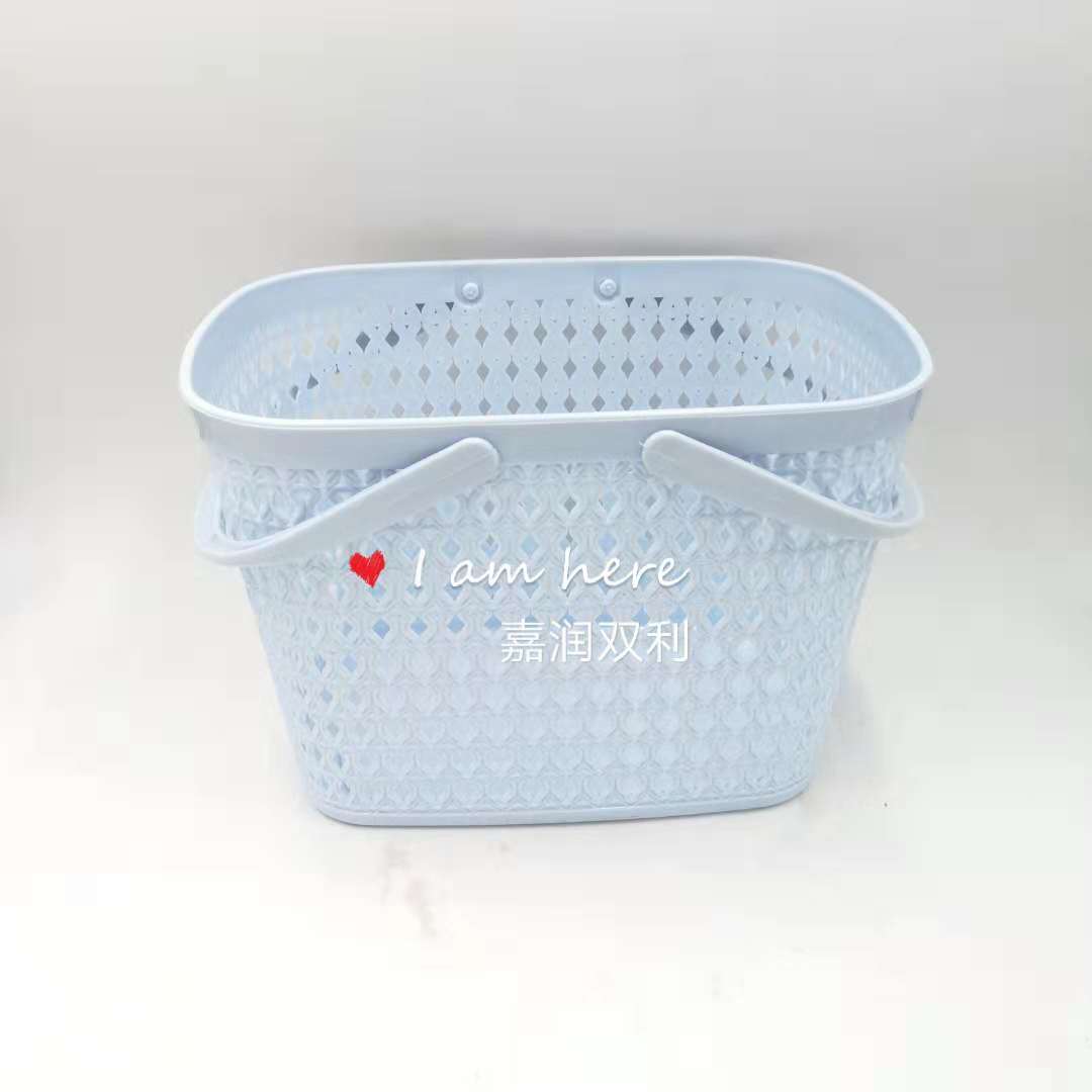 十元店精品店创意时尚礼品收纳对边藤篮ZR-526细节图