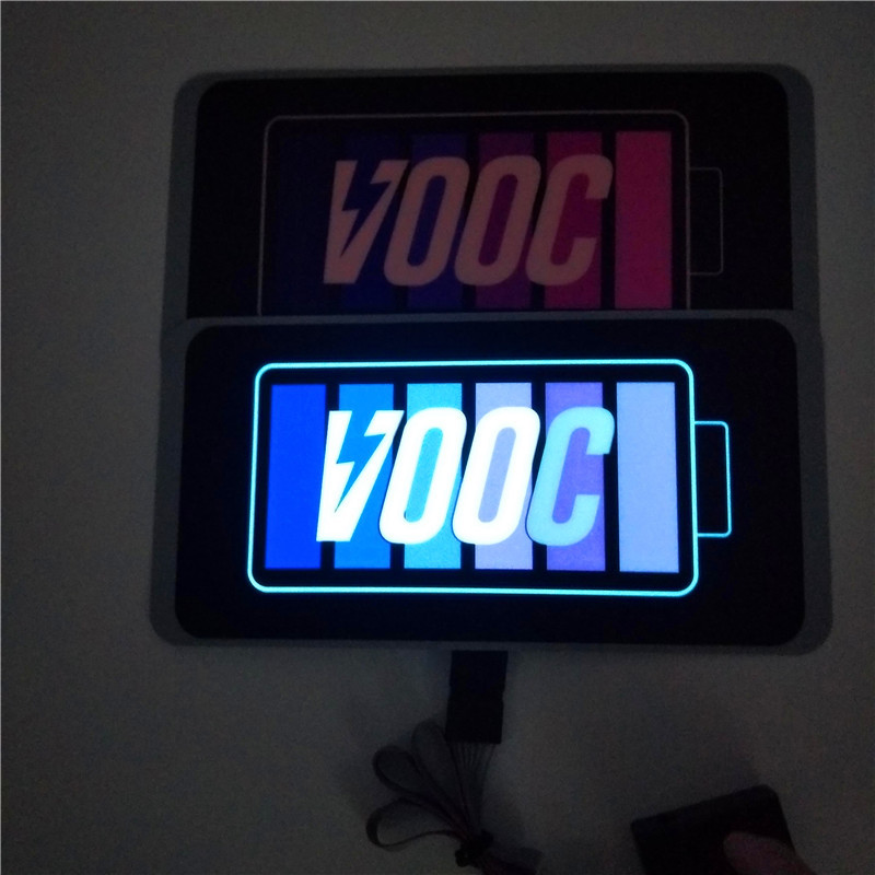 Music voice-activated luminous clothes T-shirt EL luminous film bar DJ square dazzling dance VOOC luminous film Application Scenario