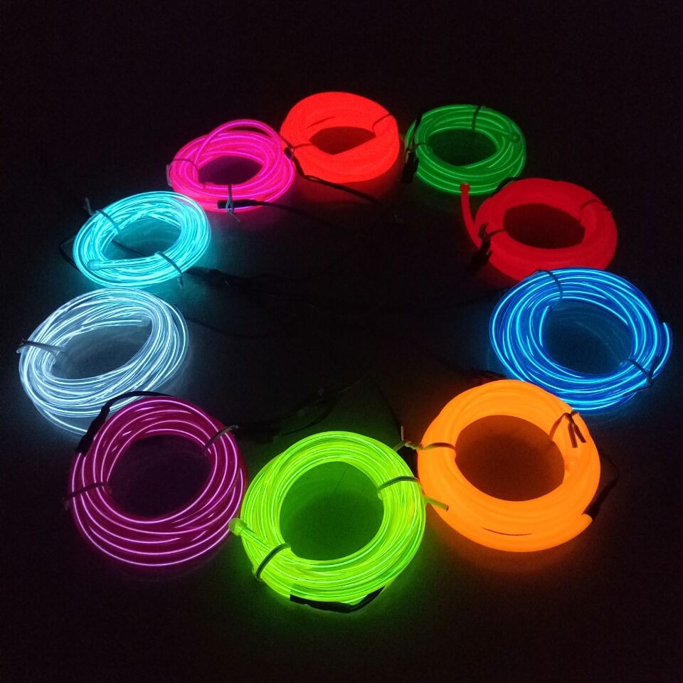 EL Wire lighting fixed modeling decorative atmosphere cool light bar ten colors