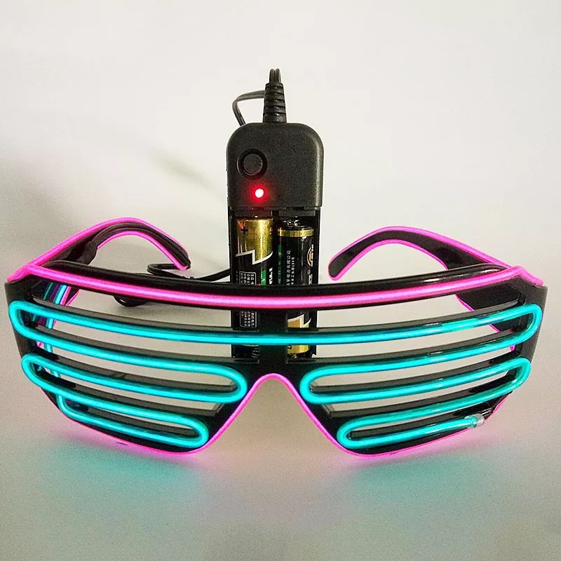 EL Baipagchuan cold light luminous glasses LED glasses atmosphere props bar party gifts