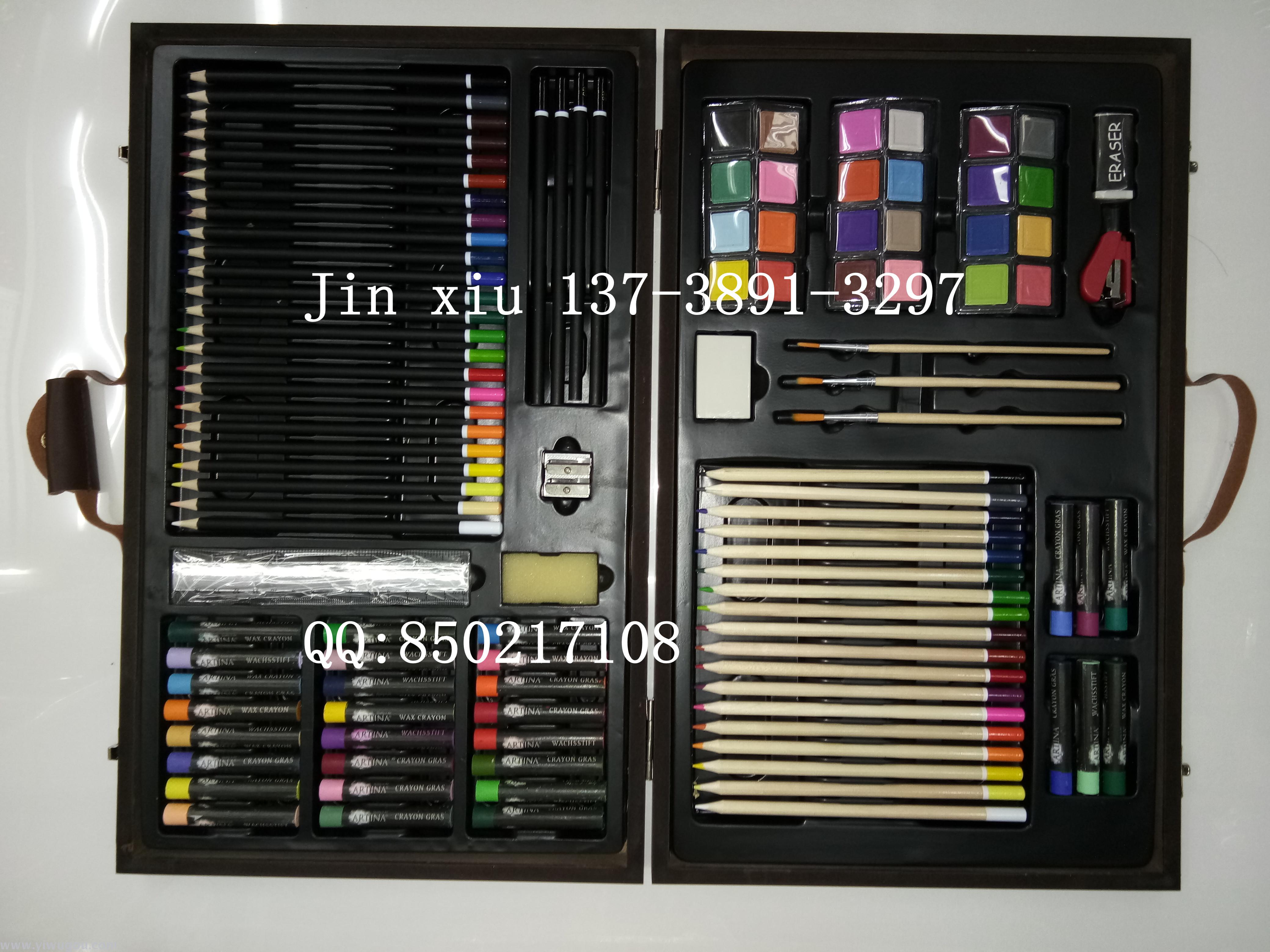 颜料套装木盒套装绘画套装美术用品绘画用品color产品图