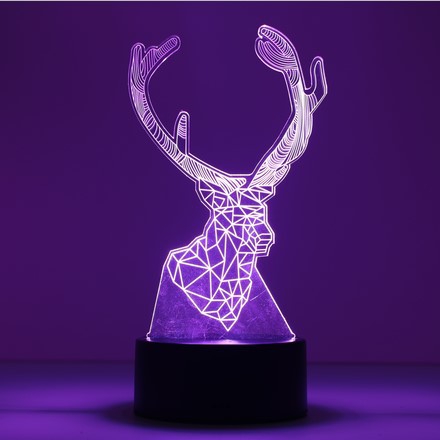 Cross-border hot style character statue of liberty 3D colorful night light simple fashion birthday gift custom led desk lamp