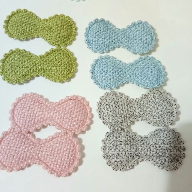 超声波压花片蝴蝶结手工花定型花片