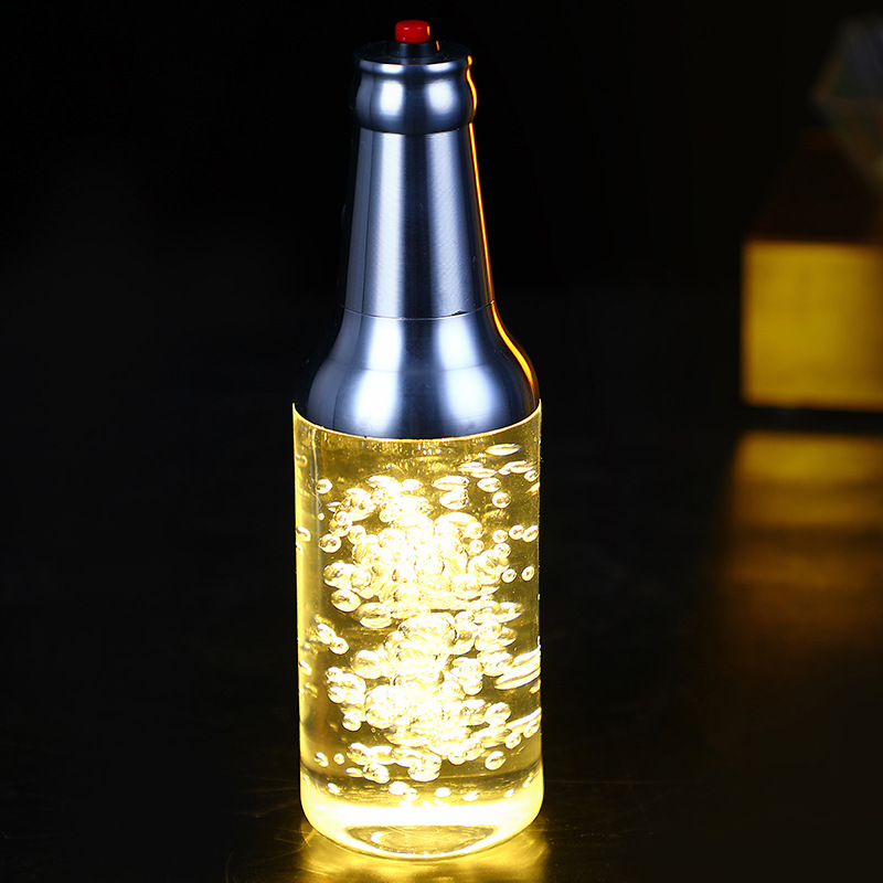 Led rechargeable bar lamp creative personalized luminescent bottle lamp