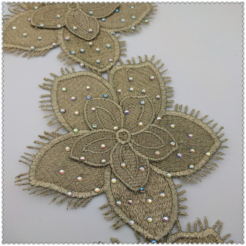 High-end all-gold water-soluble lace Specification image