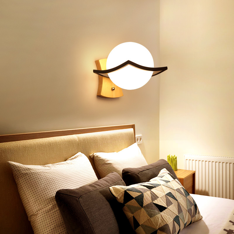 北欧创意卧室床头灯客厅个性壁灯背景墙楼梯走廊详情图4
