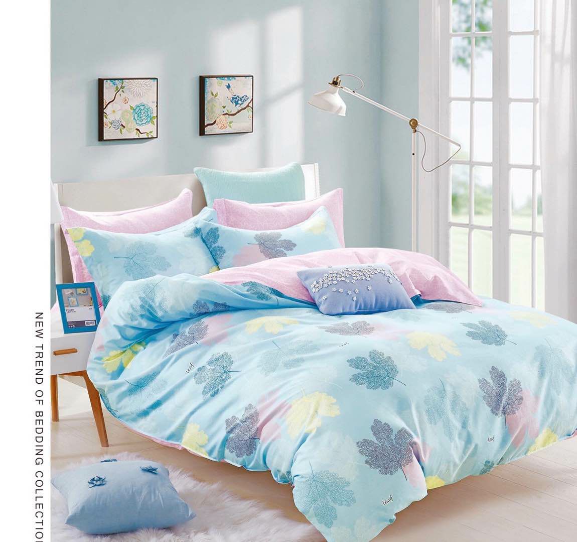 Bedding, pure cotton four-piece set, all-cotton printed set, wholesale for export, gifts, home textiles, quilt covers