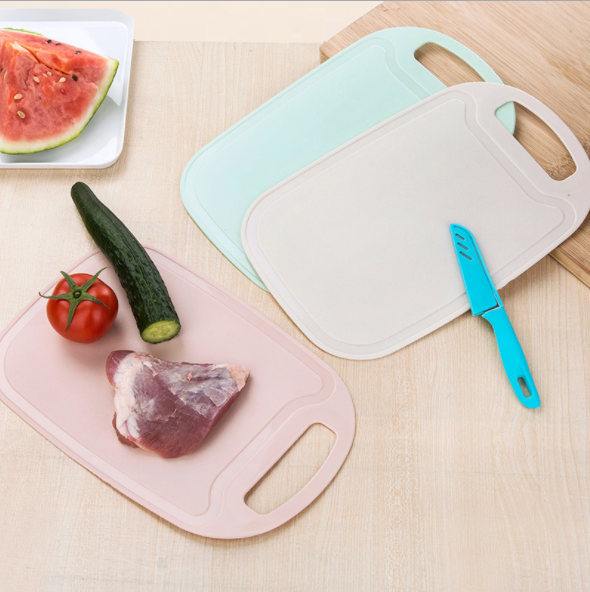 小麦切菜板刀板家用迷你塑料小菜板不粘面板案板砧板水果板详情图3