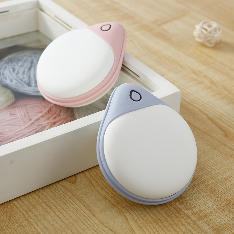 新款水滴暖手宝 USB随身大容量马卡龙充电电热饼 简约暖冬季送礼细节图