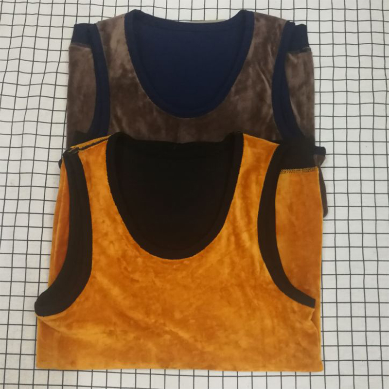 For autumn and winter, men's warm vest with thickened fleece, tight base layer, waistcoat and vest Application Scenario
