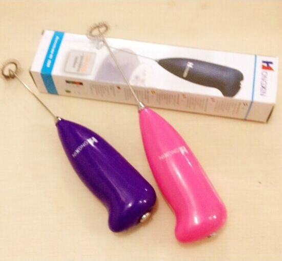 不锈钢电动打蛋器 迷你咖啡搅拌器 打奶器B款