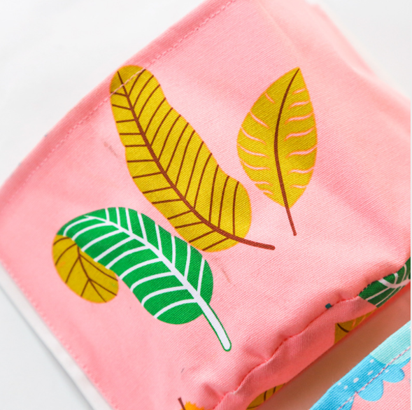 野丫头卡通墙壁收纳袋杂物袋墙挂整理袋三兜储物袋挂袋细节图