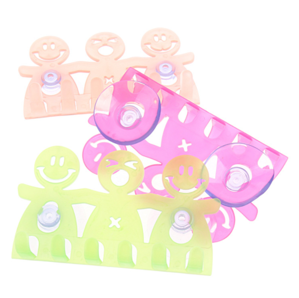 儿童卡通牙刷架 牙刷架吸盘 创意牙刷架 创意可爱小人细节图