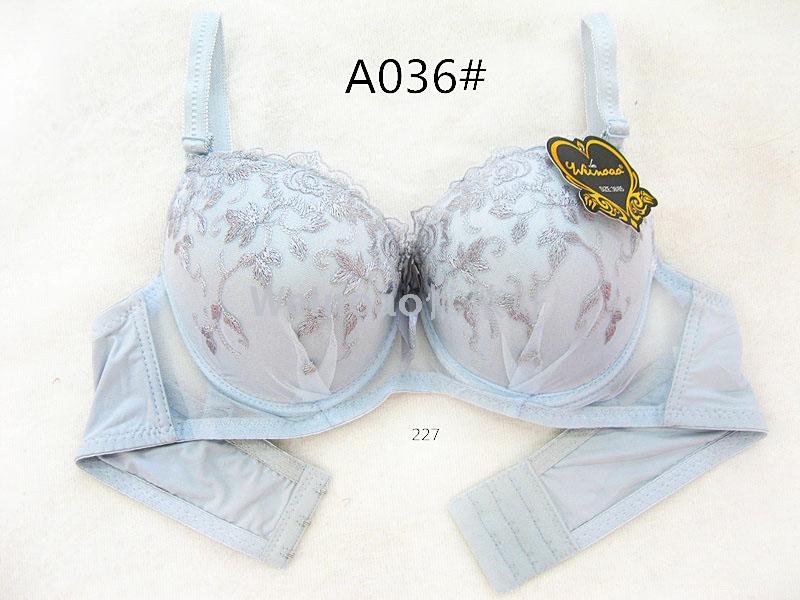 厂家直销外贸三排扣文胸 聚拢调整型刺绣性感女士文胸 蕾丝内衣2024新款