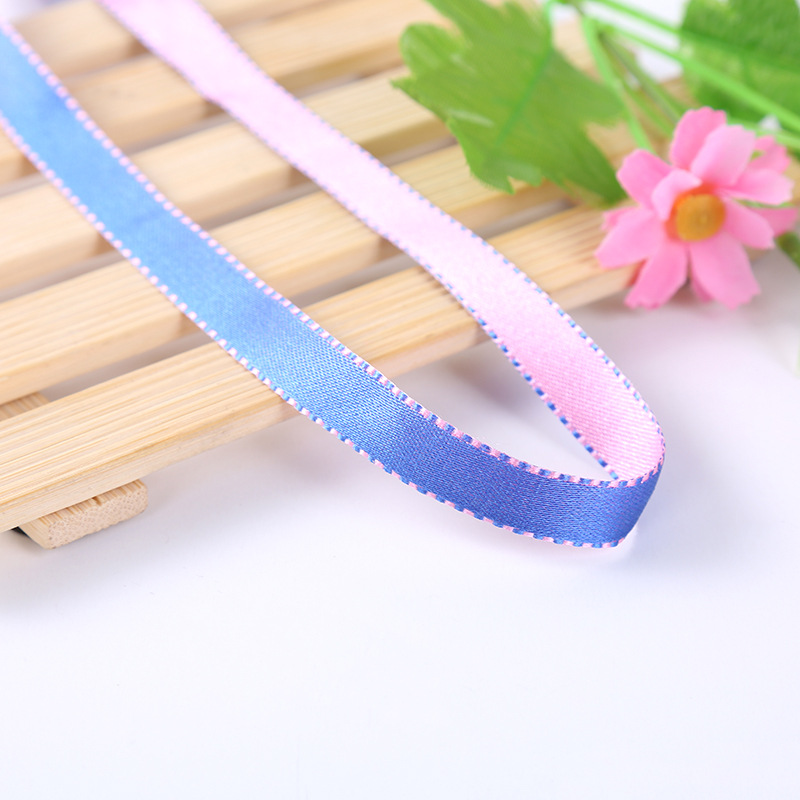 供应彩色双面带 优质涤纶多规格服装箱包装饰配件纺织辅料定制细节图