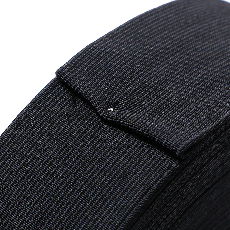 Manufacturers Direct Sales Of Fine Clothing Accessories Wrapped Elastic Black Hook Edge Machine Elastic Supply Wholesale details Picture